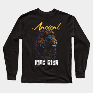 Ancient Lion King Long Sleeve T-Shirt